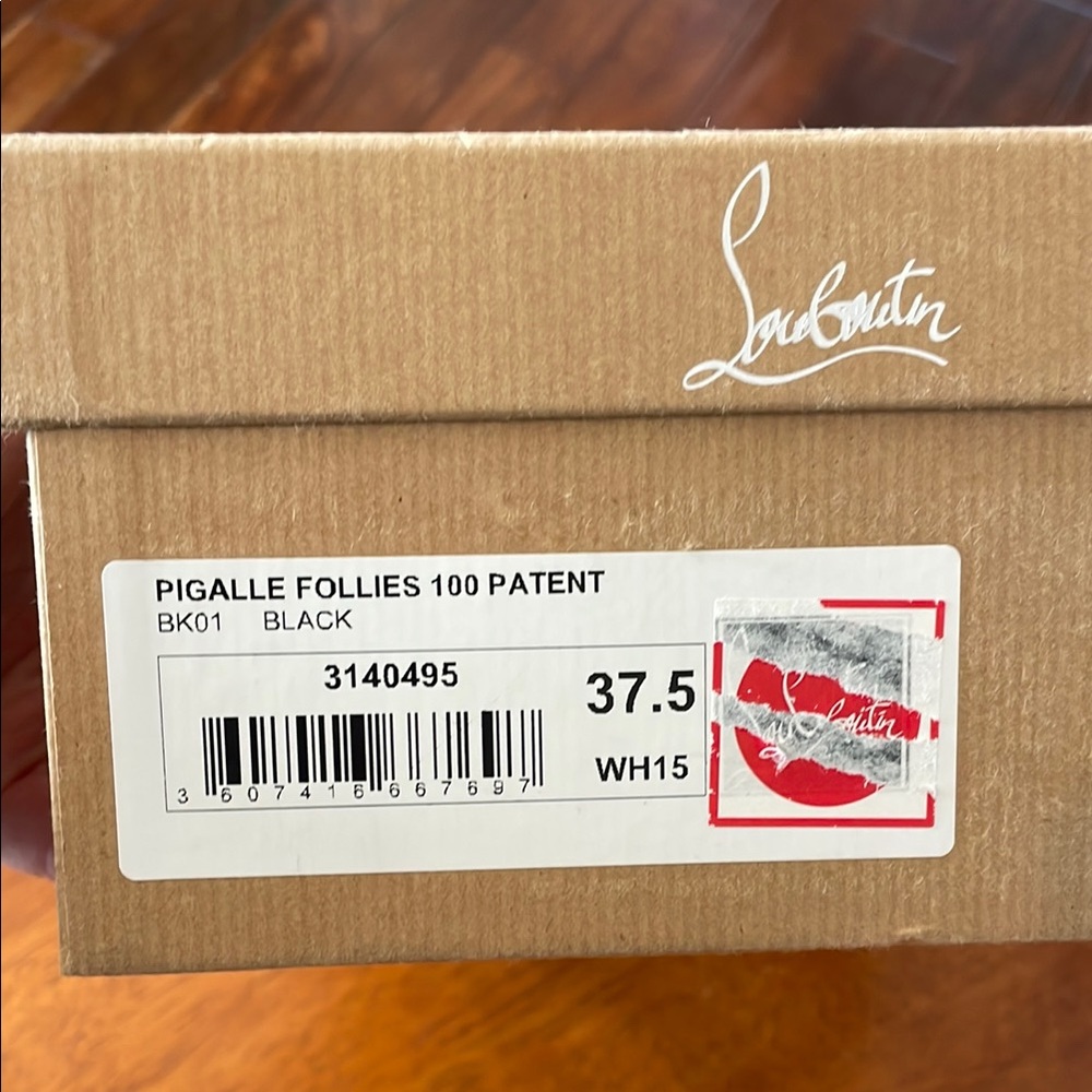 Christian Louboutin Pigalle Follies 100 Patent Black Heels